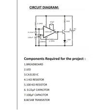 Mobile Ring Detector Project Using CA3130 IC