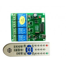 IR Remote Controlled 4 Relay switch